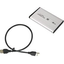SpeedUF USB 2.0 Sata Harici 2.5 Hdd Harddisk Kutusu Gümüş