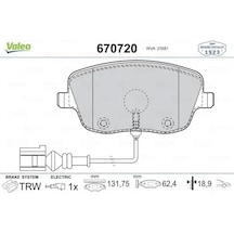 Skoda Roomster On Fren Balatasi 1.4 Tdi 2007-2010 Valeo 670720