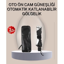 Zenvia Dayanıklı Upe Alaşımlı Şemsiye Tipi Araç Güneşliği - Kolay Katlanır Znv2026