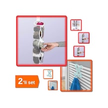 5 Adet Dolap İçi Asılabilir Temiz Çorap Filesi Askılık Düzenleyici + Havlupan Askısı - 2li Set X3n7q Belirtilmemiş