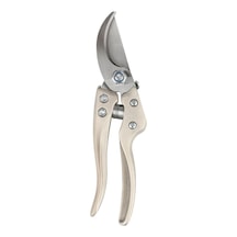 Tr Rh05820 Saten Krom Metal Saplı Bahçe Makası Boy: 19.5 Cm Kesme Çapı: 25 Mm