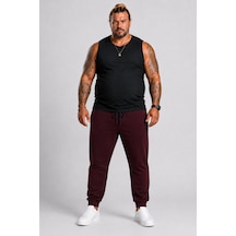 Moc Grande Mocgrande Büyük Beden Basic Eşofman Altı Full Lycra 11516 Murdum Mürdüm