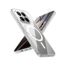 Microcase Xiaomi 17 İçin Magsafe Manyetik Darbeye Dayanıklı Yarı Esnek Plastik Tpu Kılıf - Al8115 Şeffaf