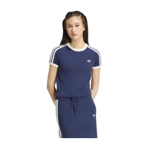 Adidas Knıt Tee Kadın Spor Tişört - Ks6794 Lacivert
