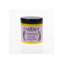 Cadence Sculpture Rölyef Pasta 6855 Sarı 250Ml