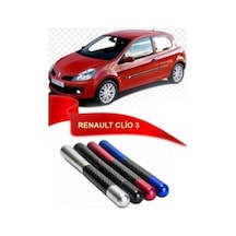 Ckmarket Renault Clio 3 Uyumlu Karbon Desenli Çubuk Metal Radyo Anteni