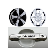 Opel Calibra Kapı Kolu Jant Sticker Yapıştırma 8 Adet
