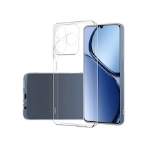 Realme C61 Uyumlu Kılıf Lüx Şeffaf Silikon