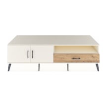 Kronos Tv Ünitesi 2 Raflı Tek Çekmeceli 2 Kapaklı 176x59x51 Aytaşı-aytaşı/çam Aytası/atlas Çam
