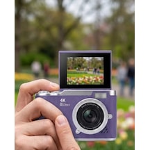 48 Mp Dijital Fotoğraf Makinesi 4k Video Flip Ekranlı Kompakt Diğer