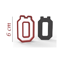 6 Cm Ö Harfi Kurabiye Kalıbı