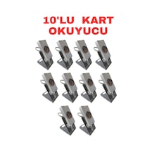 Sr-209 Em-w Proximity Kart Okuyucu 125 Khz Ip68 Metal Kasa 10000 Kullanıcı Kapasiteli Geçiş Kontrol Sistemi 10 Adet