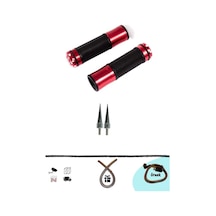 Cg Cup Scooter Motosiklet Elcik Takımı Kırmızı + 2 Ad. Sivri Vida +buji Kablo Kılıfı