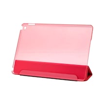Apple Uyumlu iPad Mini 2 / Mini 3 Smart Cover Stand Arkası Şeffaf Tablet Kılıfı Kapaklı Kılıf
