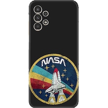 Samsung Uyumlu Galaxy A14 Kılıf Resimli Desenli Baskılı Silikon Nasa 1326