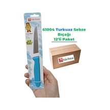 Sürbisa 61004 Sebze Bıçağı Turkuaz 1 Koli 12 Adet Çok Renkli