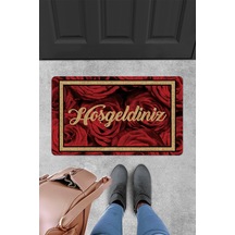 Evaşk Kapı Önü Paspası Vinil Kaymaz Tabanlı 45 X 70 Evaşkdm10123