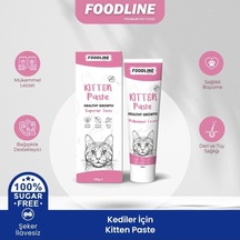 Foodline Kitten Malt Macun 100 Gr, Yavru Ve Anne Kediler İçin Bağışıklık Sistemi Tamamlayıcı