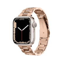 Apple Watch 42mm Seri 12/11/10 İle Uyumlu Kordon Kayış Band Modern Fit Rose Gold - 061mp25944 Çok Renkli