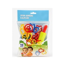 10'lu Plastik Oyun Hamuru Kalıbı