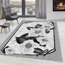 Rovigo Home Dijital Baskı Yıkanabilir Kaymaz Taban Salon Halısı RVG0065-SM44 Çok Renkli