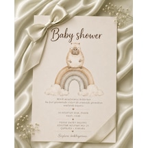 1000 Adet Ekonomik Baby Shower Davetiyesi Ve Zarf 011