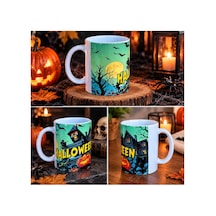 Halloween Temalı Kupa Beyaz - 931337487 Beyaz