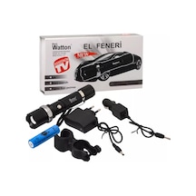 Zoomlu Şarjlı El Feneri En Uygun Fiyata Wt-038 Tdrtr Çok Renkli