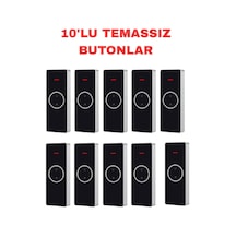 Sr-706 Temassız Kapı Açma Butonu Kızılötesi Sensörlü Sıva Üstü Çıkış Butonu Dc 9-12v 10 Adet
