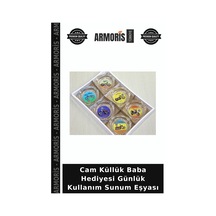 Cam Küllük Baba Hediyesi Günlük Kullanım Sunum Eşyası