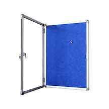 ABC 50X70 Camekanlı Anahtarlı Apartman İlan Panosu Site Duyuru Panosu