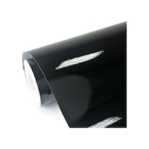 Parlak Siyah Yapışkanlı Kaplama Folyosu 61 Cm X 2 Mt