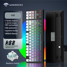 K88 Mekanik Oyun Klavyesi- 3 Modlu Hot Swap Rgb 4000 Mah Batarya