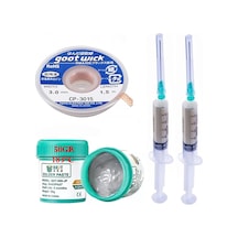 Bst Krem Lehim 183 C Noclean Sn63/pb37 50g Lehim Toplama Cp-3015 Emme Teli 3,0mm 4lü Set