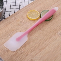 Kırmızı Silikon Spatula Krem Pişirme Kazıyıcı Yapışmaz Pasta Spatula Isıya Dayanıklı Çerez Pasta Kazıyıcı Pişirme Mutfak Pasta Araçları