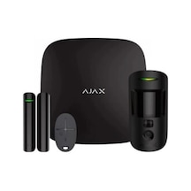Ajax Hubkit/ Starterkit, Kablosuz, Alarm Kiti, Siyah