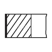 Mahle 00112n0 Segman Std. M112.9, 83.20mm C-class W202 97 00