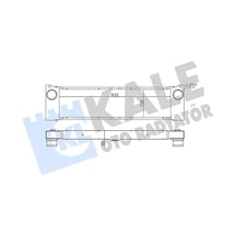 Mercedes Viano Turbo Radyatoru 2.2 Cdi 2004-2013 Kale 375740