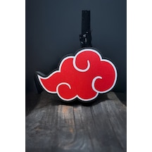 Akatsuki Logosu Tasarımlı Gece Lambası Dekoratif Aydınlatma Çok Renkli