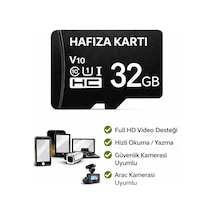 32gb Hafıza Kartı Araç Ve Güvenlik Kamerası Video Kayıt Class 10 100mb/s Micro Sd Kart