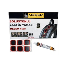 Meşem 4480 Solüsyonlu Lastik Yaması 24 Pcs-2899 Çok Renkli