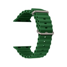 Fitcase Apple Uyumlu  Watch 42/44/45/49 MM Ocean Silikon Kordon