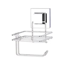 Tekno Tel Ef-275 Yapışkanlı Yedekli Tuvalet Wc Kağıtlık Krom Diğer