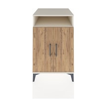 Kronos Komodin 3 Raflı 2 Kapaklı 60x59x96 Aytaşı-çam Aytaşı