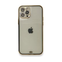 Apple İphone 12 Pro Kılıf Liva Taşlı Silikon