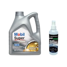 Mobil Super 3000 X1 Formula FE 5W-30 Motor Yağı 4 L + Carpex Cam Buğu Önleyici