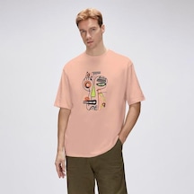 Bad Bear Collis Os Erkek Pembe Tişört