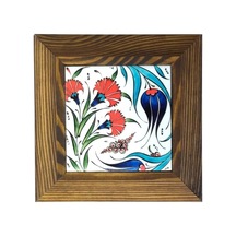 Ahşap Çerçeveli Dekoratif Seramik Tablo. Srmk-2024124