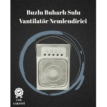 Usb Bağlantılı 3'ü 1 Arada Nemlendirici Mini Klima Fan 7 Renk I