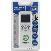 Padalink Ev Klima Kumandasý Chunghop K-1038e 1000+ Model Uyumlu Hýzlý Soðutma/ısýtma Özelliði Ýngilizce Ayarlarý Dayanýklý Malzeme Diğer